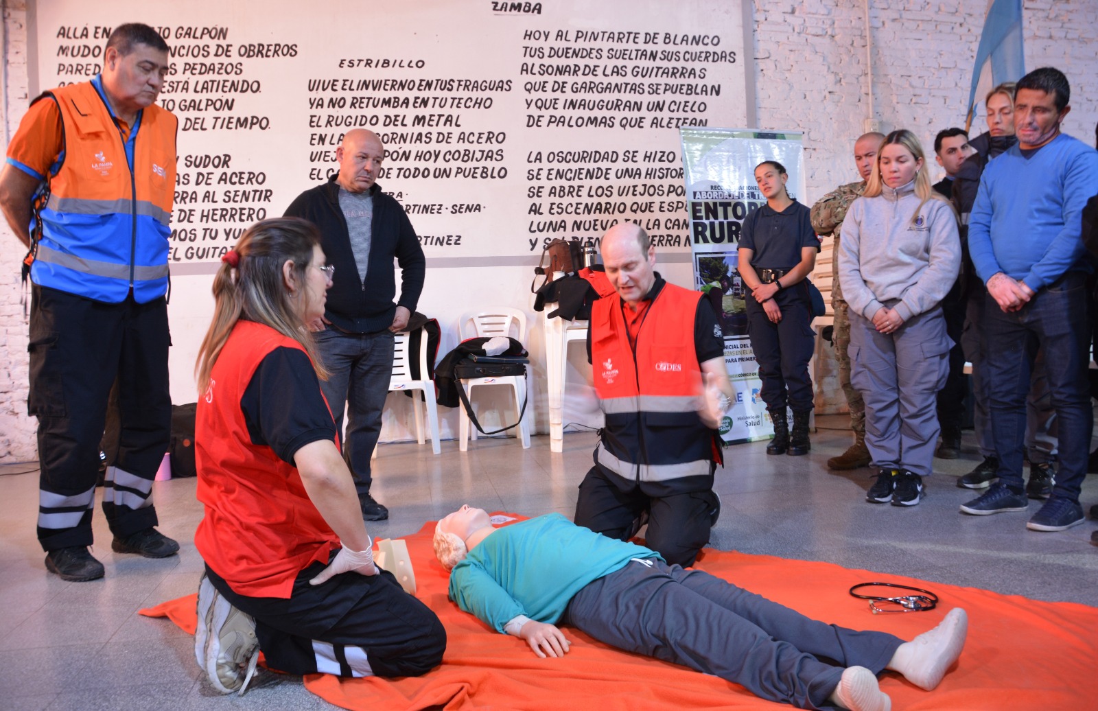 General Pico: Gran participación en la capacitación de emergencias prehospitalarias