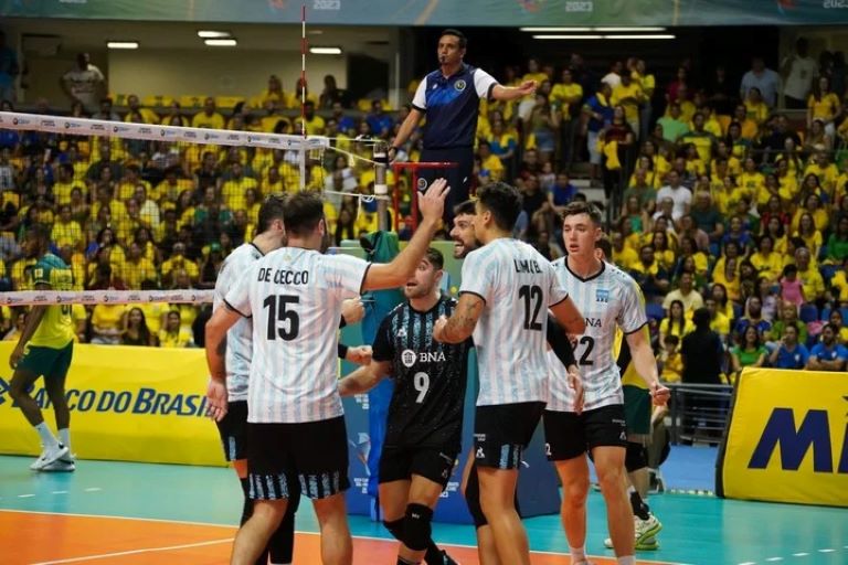 Voleibol: Histórico, Argentina venció a Brasil y se quedó con el título en el Sudamericano masculino