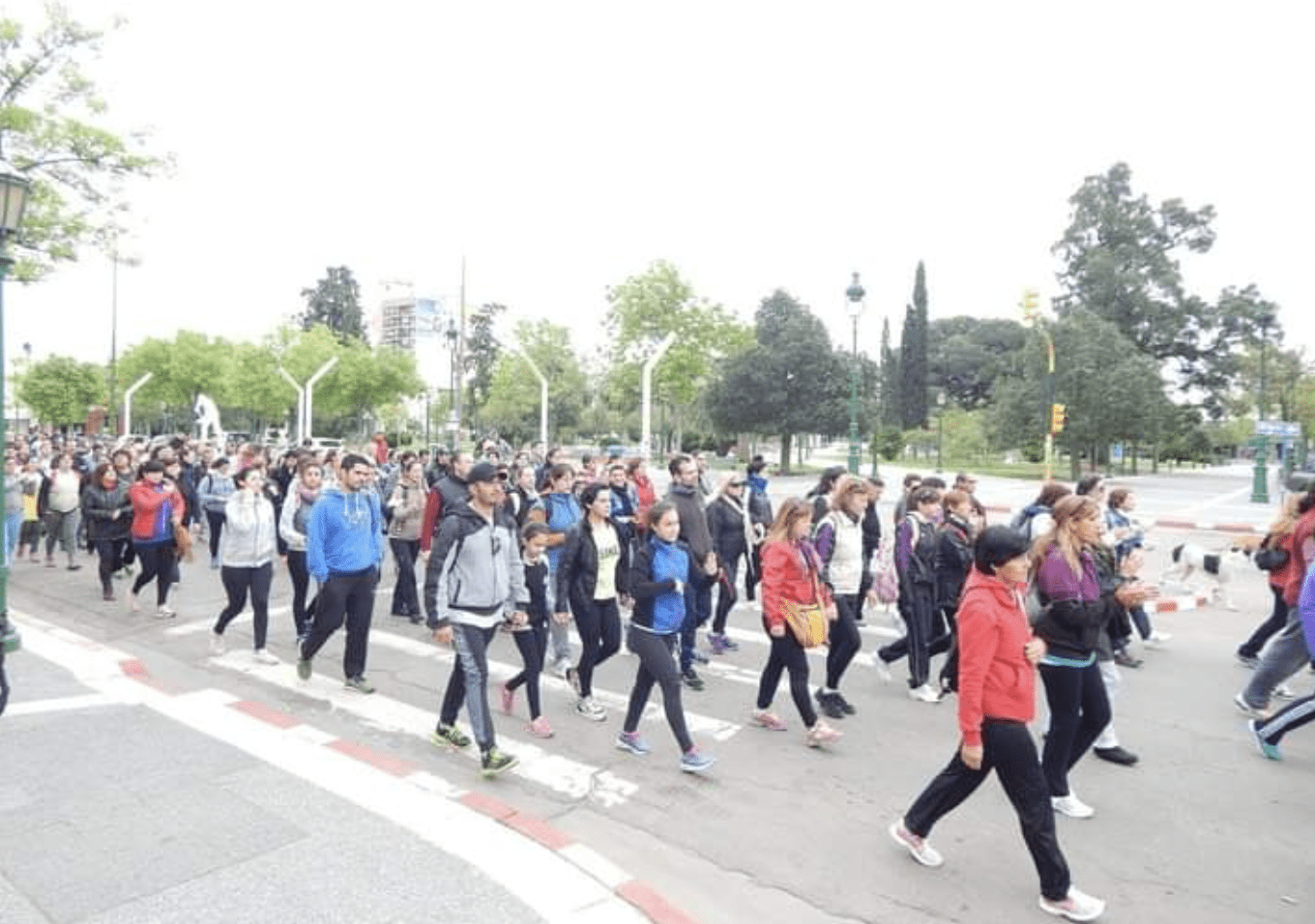 Advierten al tránsito en la RN 5 por peregrinación entre Santa Rosa y Anguil