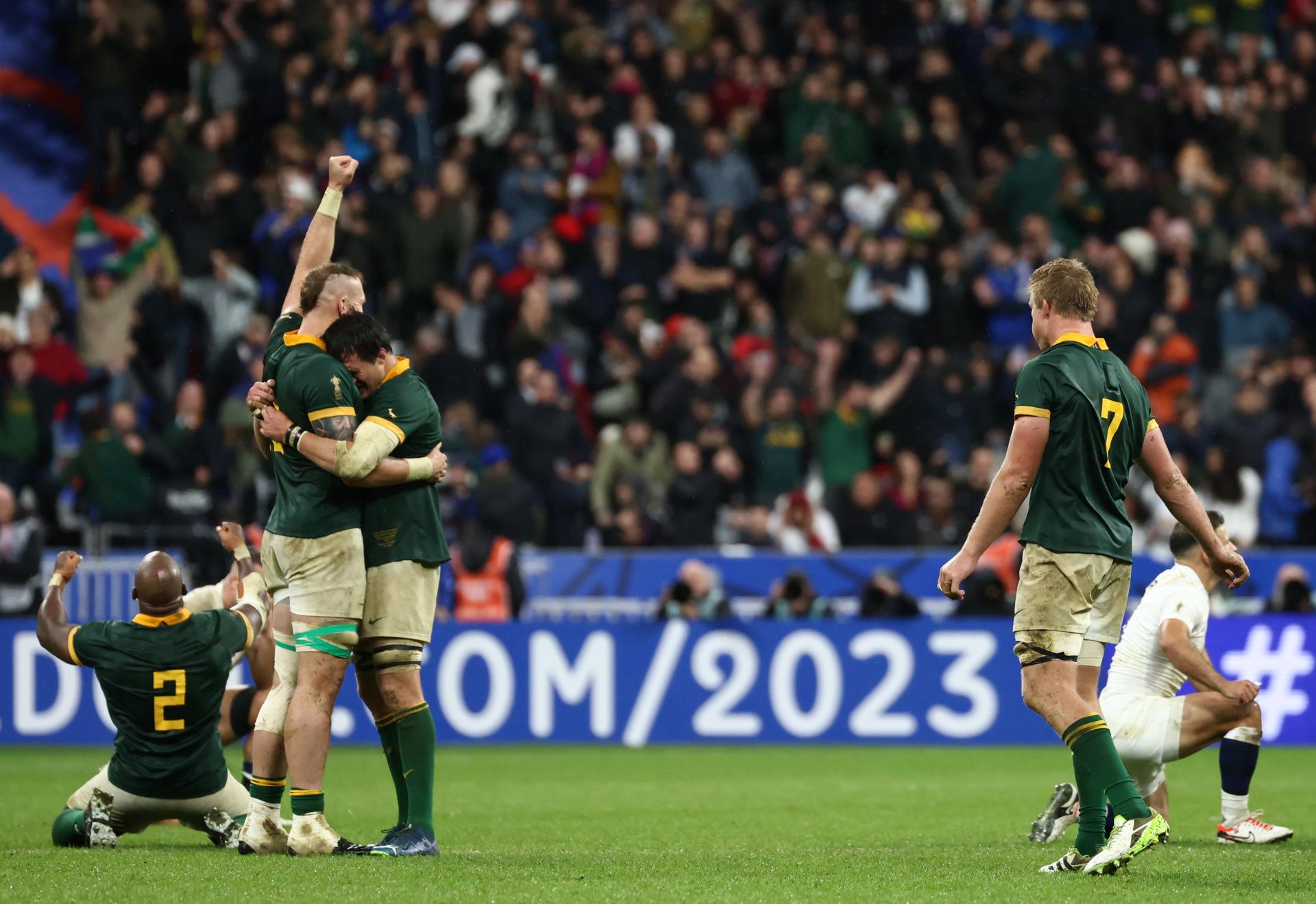 Mundial de rugby: Sudáfrica pasó a la final e Inglaterra disputará el tercer puesto con Los Pumas