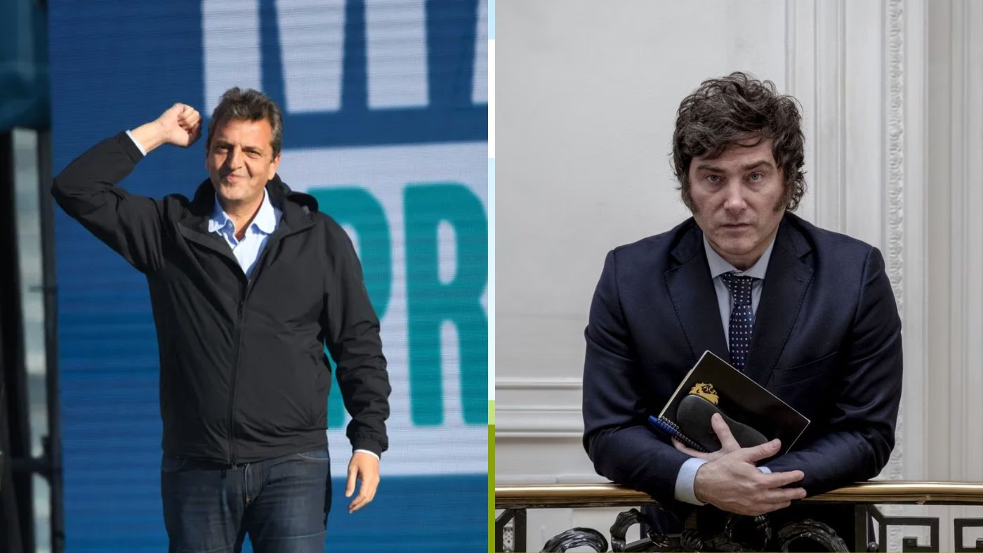 Elecciones: Se espera un balotaje entre Milei y Massa