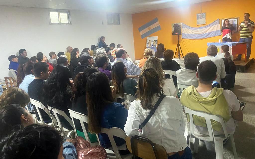 Acto por el Día de la Lealtad en Parera con candidatos de UxP