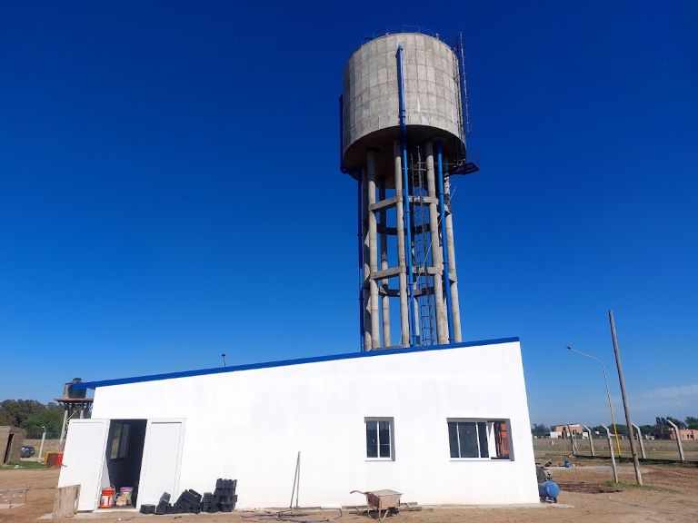 General Pico: Concluyó la obra de agua potable en el Barrio Los Horneros