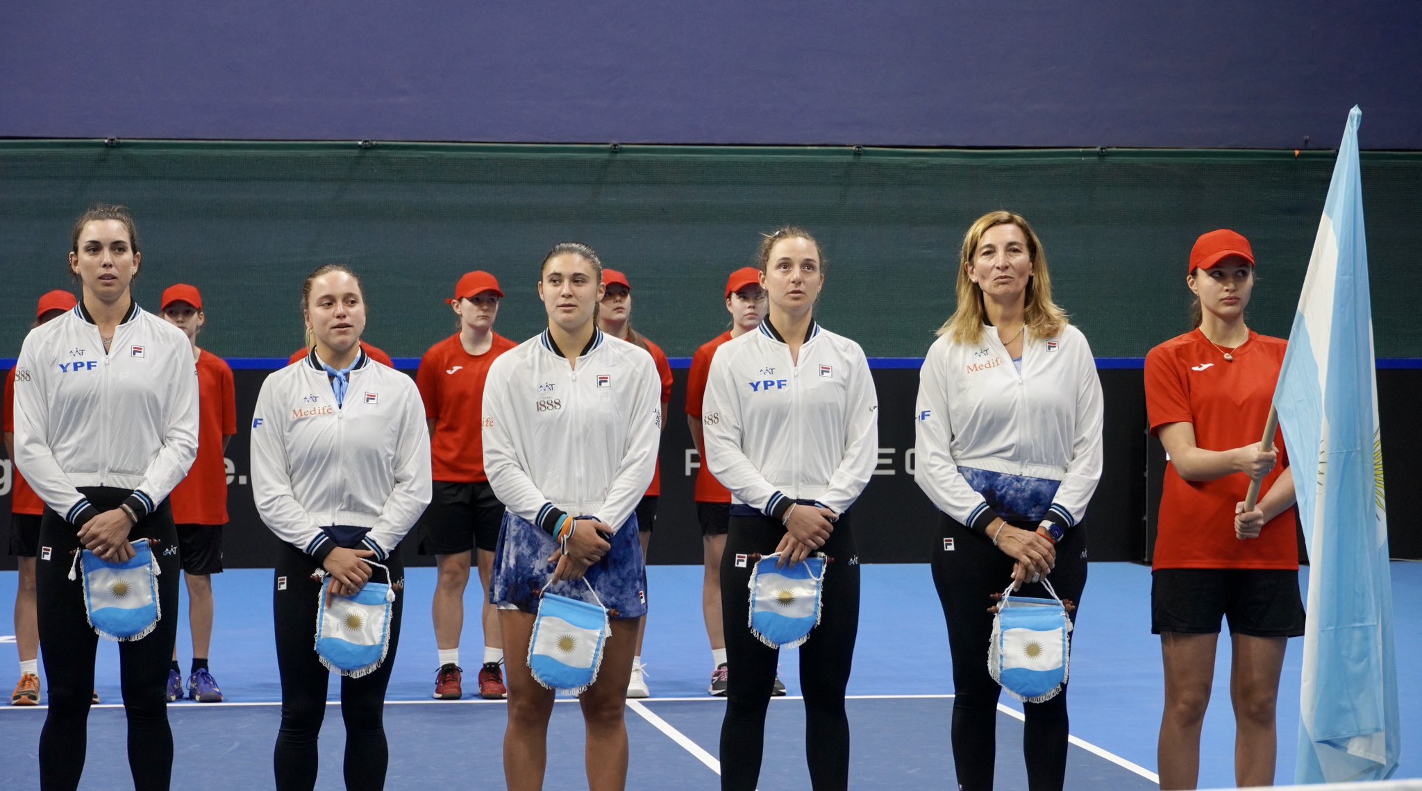 Tenis: Argentina perdió ante Eslovaquia en el playoff de la Billie Jean King Cup