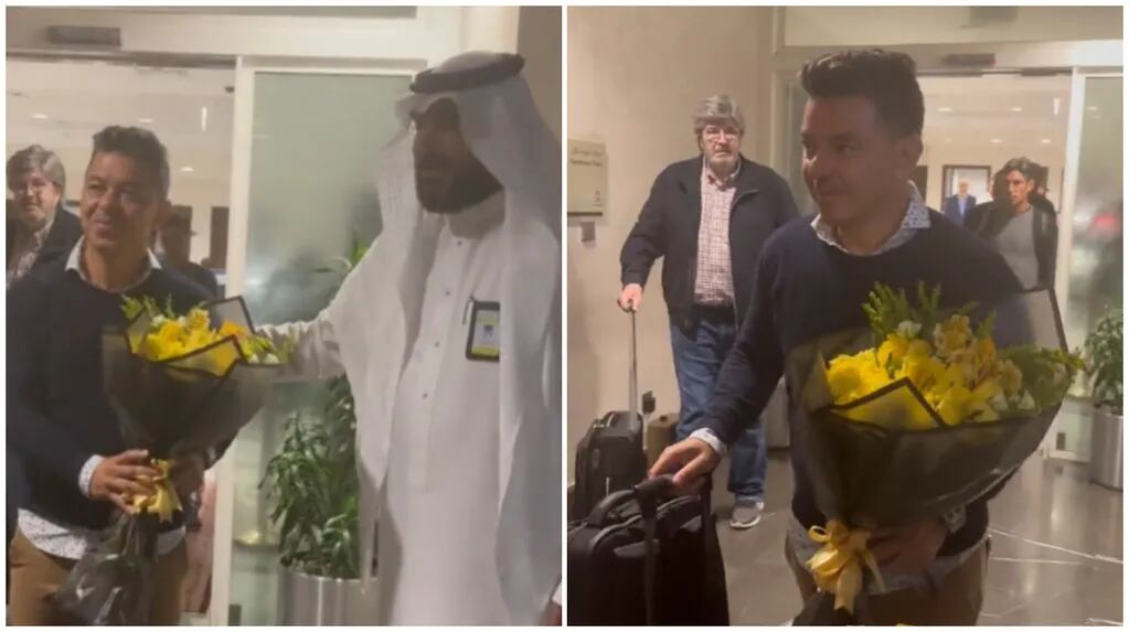 Fútbol: Marcelo Gallardo llegó a Arabia Saudita para asumir como DT del Al Ittahid