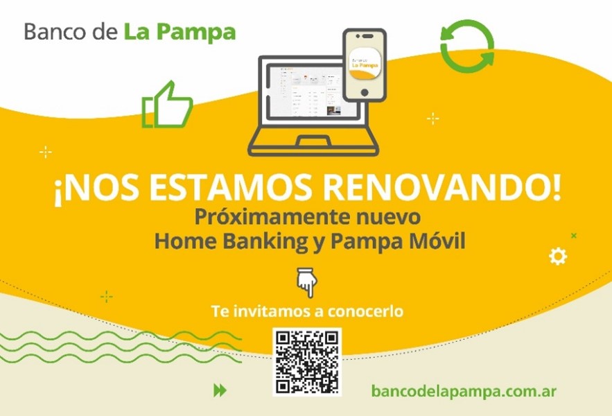 El Banco de La Pampa presentó el nuevo home banking y el Pampa Móvil