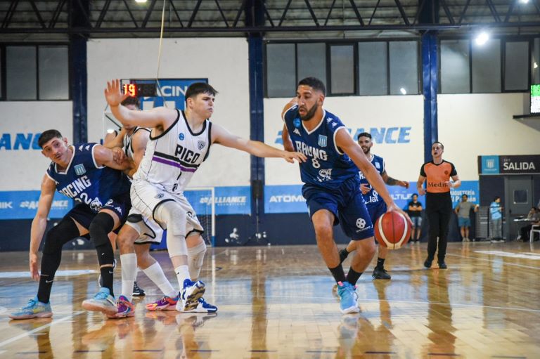 Básquetbol: Pico FBC cayó ante Racing en Avellaneda por Liga Argentina