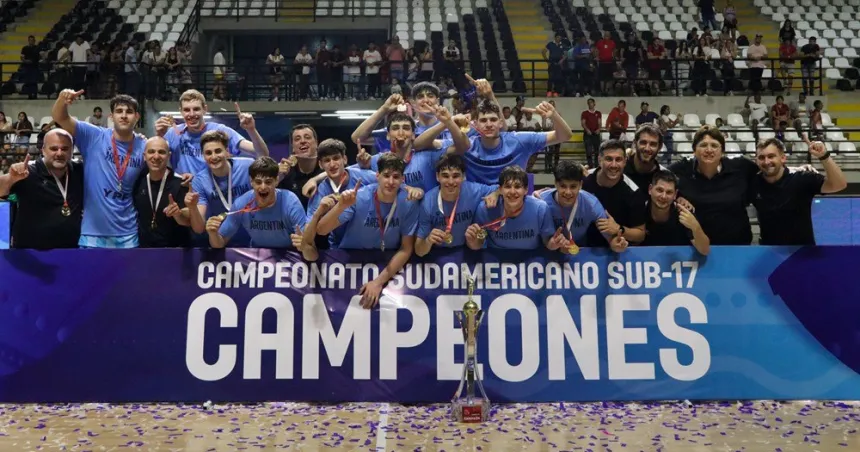 Básquetbol: Argentina campeón sudamericano Sub 17 con el pampeano Tomás Fernández como figura