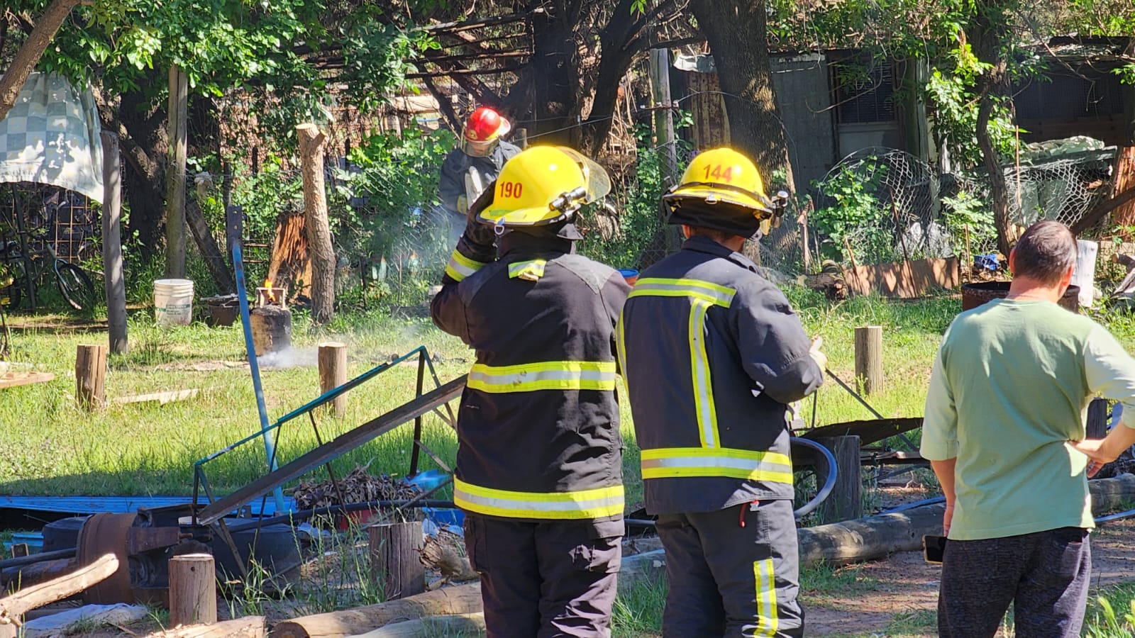 General Pico: Un joven sufrió quemaduras en su rostro tras la explosión de una garrafa