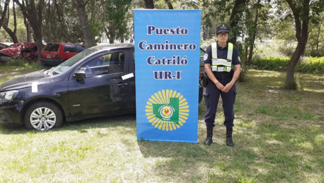 Catriló: Recuperaron un auto robado en el Puesto Caminero