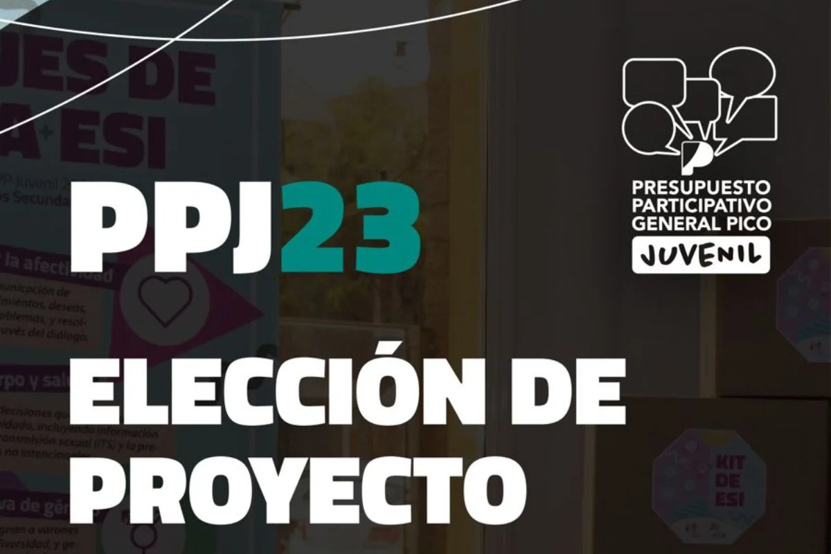 General Pico: El miércoles concluye la elección de proyectos del Presupuesto Participativo Juvenil