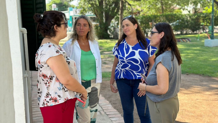 Gabriela Labourie visitó el Hogar de General Pico