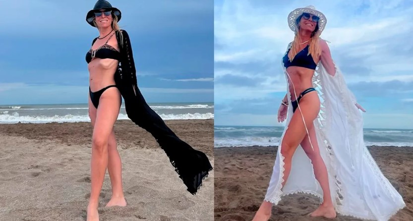 Sandra Borghi posó en bikini, recibió duras críticas y explotó: “Buscan..”