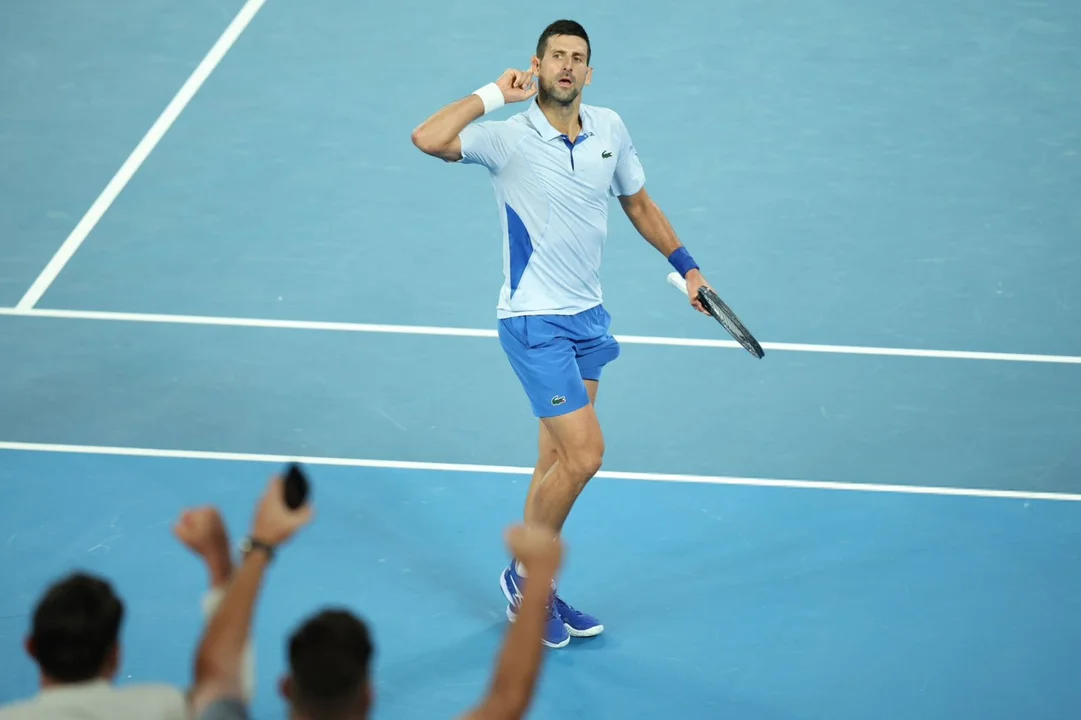 Tenis: Djokovic aplastó a Mannarino y se metió en cuartos de final del Abierto de Australia