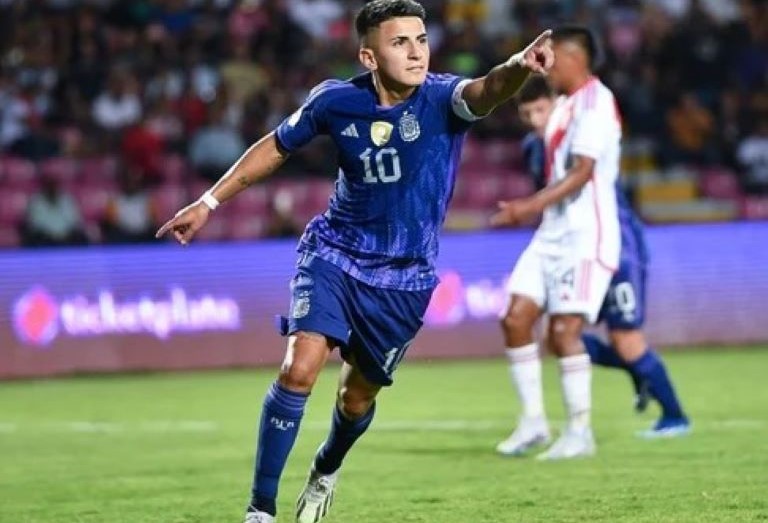 Fútbol: La Selección Sub-23 le ganó a Perú en el Preolímpico Sudamericano y se afianza en el grupo para la clasificación