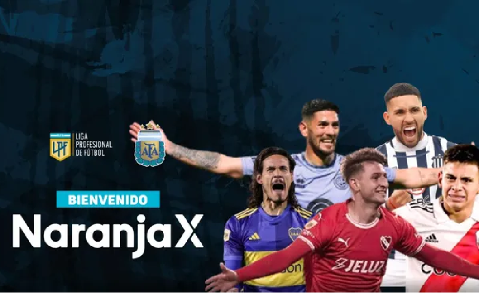 Naranja X se convierte en main sponsor de la Liga Profesional de Fútbol