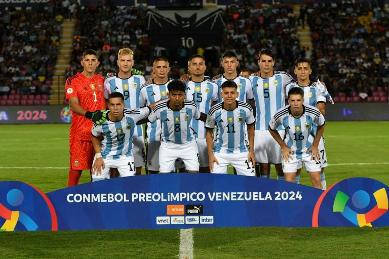 Fútbol: Comienza la fase final del Preolímpico y juega Argentina ante Venezuela