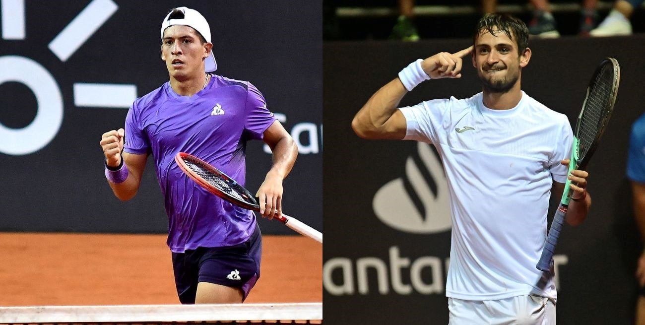 Tenis: Dos argentinos se enfrentan en la final del ATP 500 de Río de Janeiro