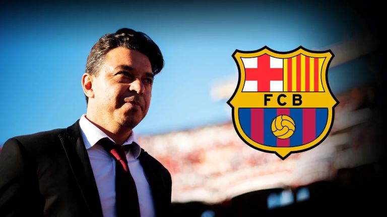 Fútbol: El Barcelona piensa en Marcelo Gallardo como sucesor de Xavi