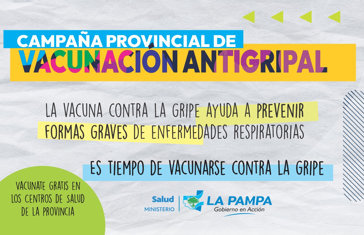 Comenzó la campaña de vacunación antigripal en La Pampa