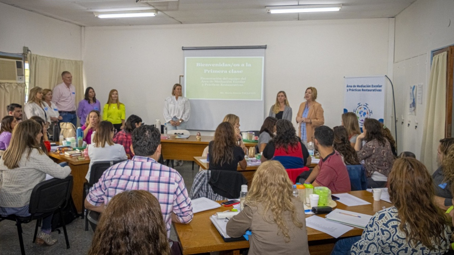 Encuentro presencial del trayecto formativo en Mediación Escolar y Prácticas Restaurativas