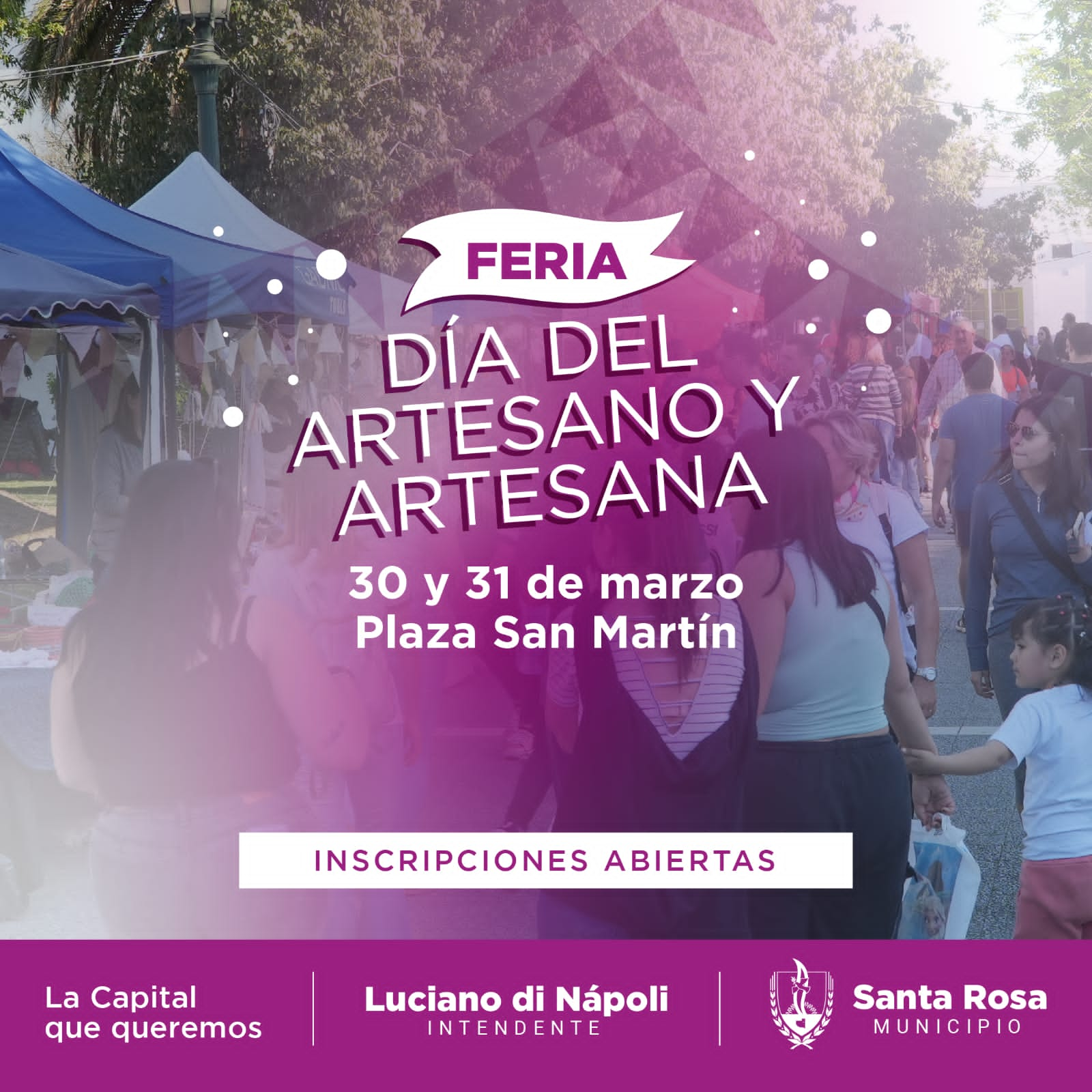 Se viene la Feria del Día del Artesano y la Artesana 2024