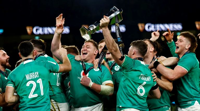 Rugby: Irlanda revalidó el título del Seis Naciones con una ajustada victoria ante Escocia