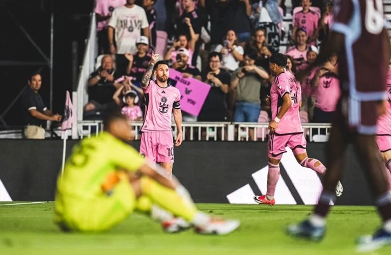 Fútbol: Messi volvió con un golazo, pero Inter Miami igualó ante Colorado Rapids y no pudo trepar a la punta