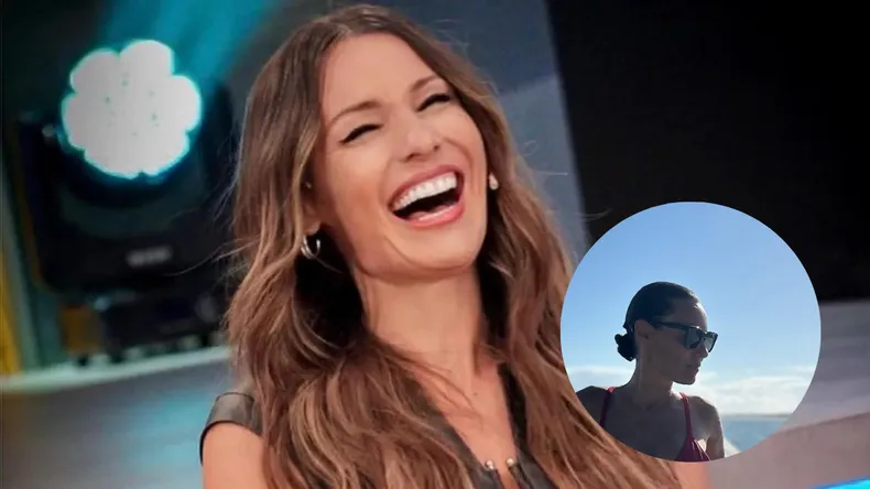 No apto para cardíacos: con un paisaje paradisíaco de fondo, Pampita lució una microbikini boca abajo