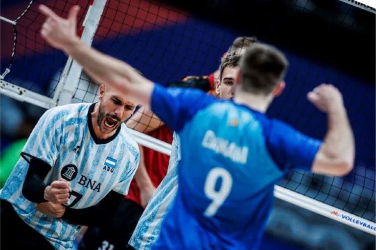 Voleibol: Argentina se lo dio vuelta a Alemania y logró su primer triunfo en la Liga de las Naciones