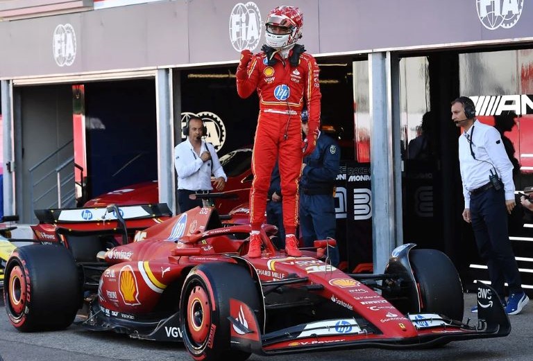 Automovilismo: Leclerc acaba con la racha récord de Verstappen y se queda con la pole del Gran Premio de Mónaco