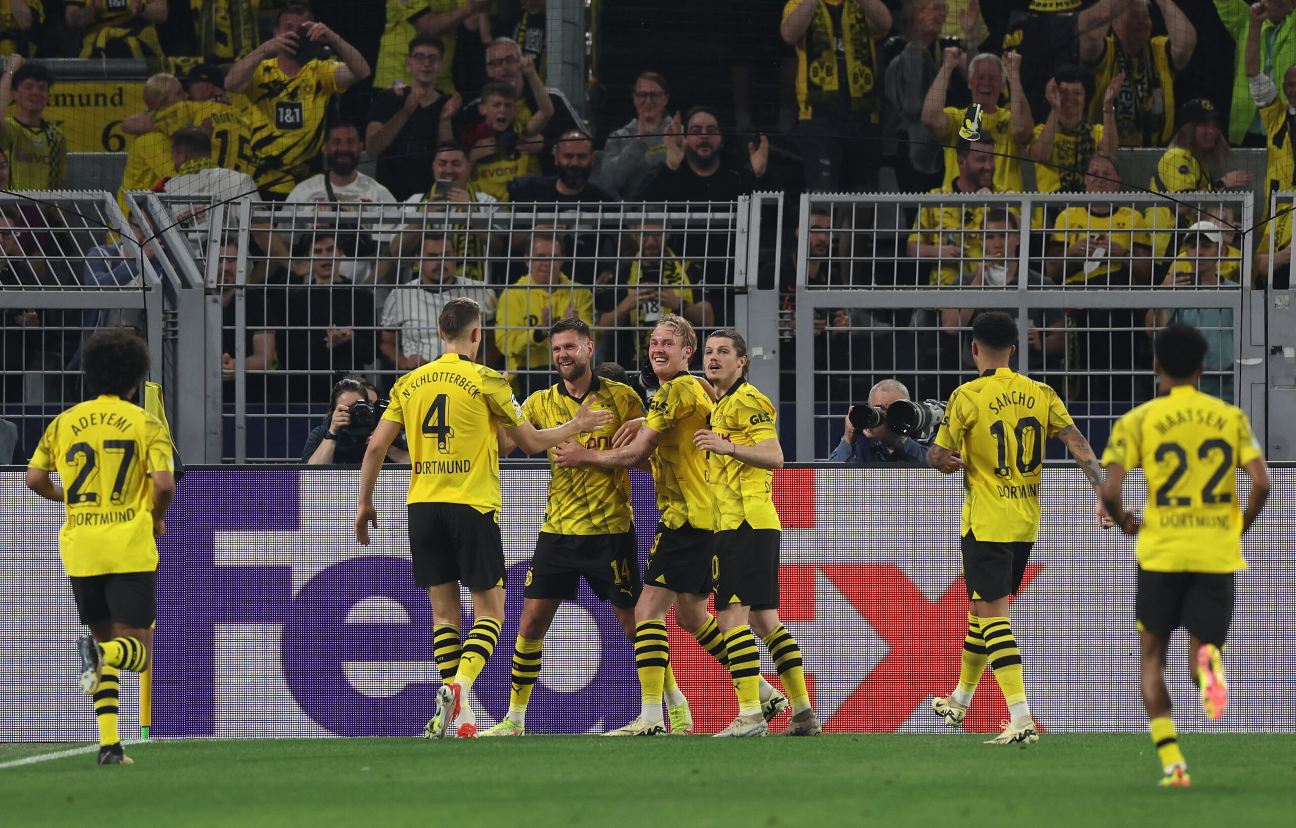 Fútbol: Borussia Dortmund sacó una mínima ventaja sobre el PSG en la otra llave de semifinales de Champions