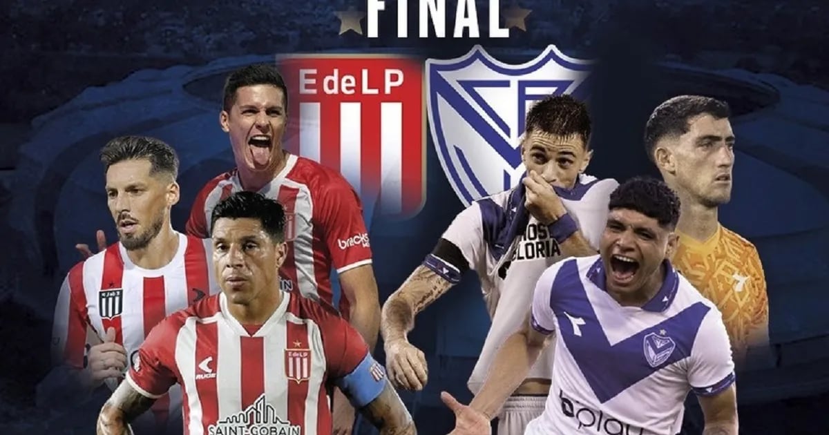 Fútbol: Vélez y Estudiantes se enfrentan en la final de la Copa de la Liga