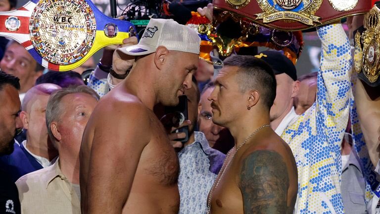 Boxeo: Fury y Usyk se disputan el título de peso pesado