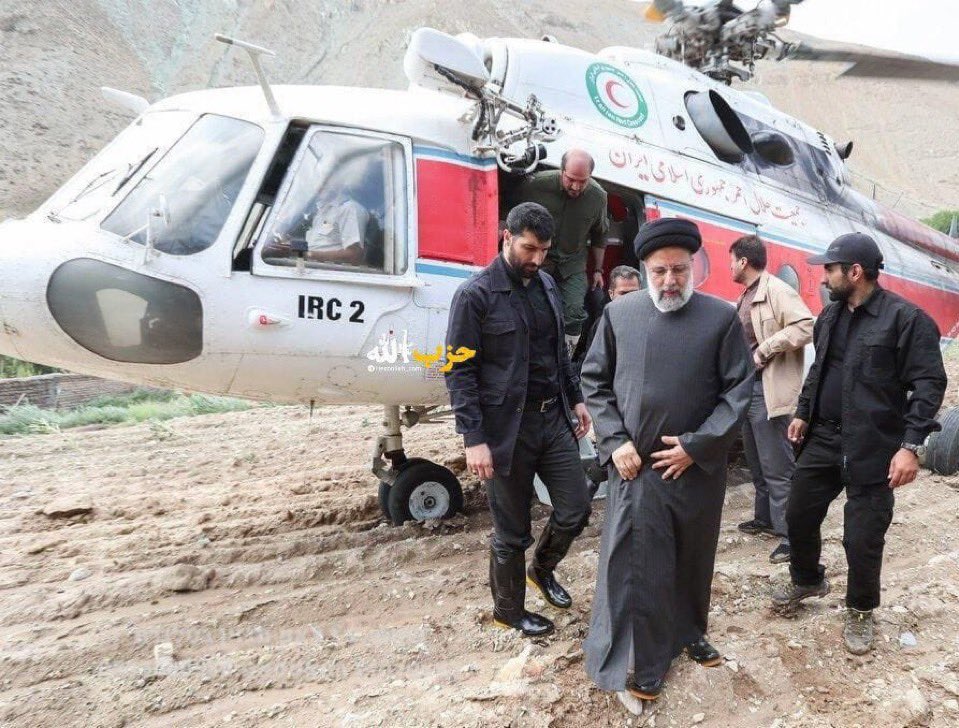 Encontraron el helicóptero en el que el presidente de Irán se accidentó