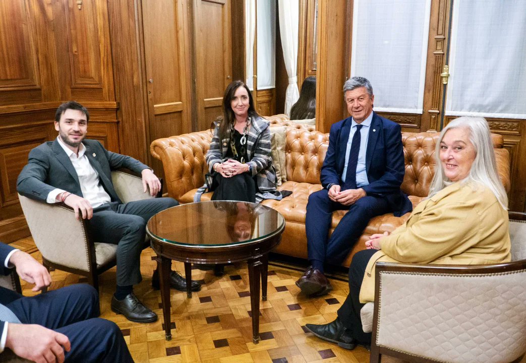 Villarruel se reunió con una senadora de Chubut en busca de la aprobación de la Ley de Bases