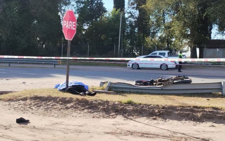 Santa Rosa: Murió un motociclista cerca del Aeropuerto