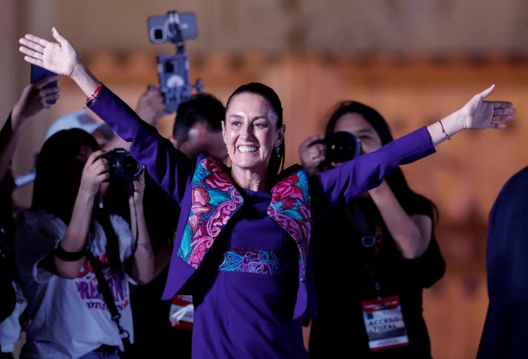 México: Sheinbaum fue elegida como la primera mujer presidenta del país por abrumadora mayoría