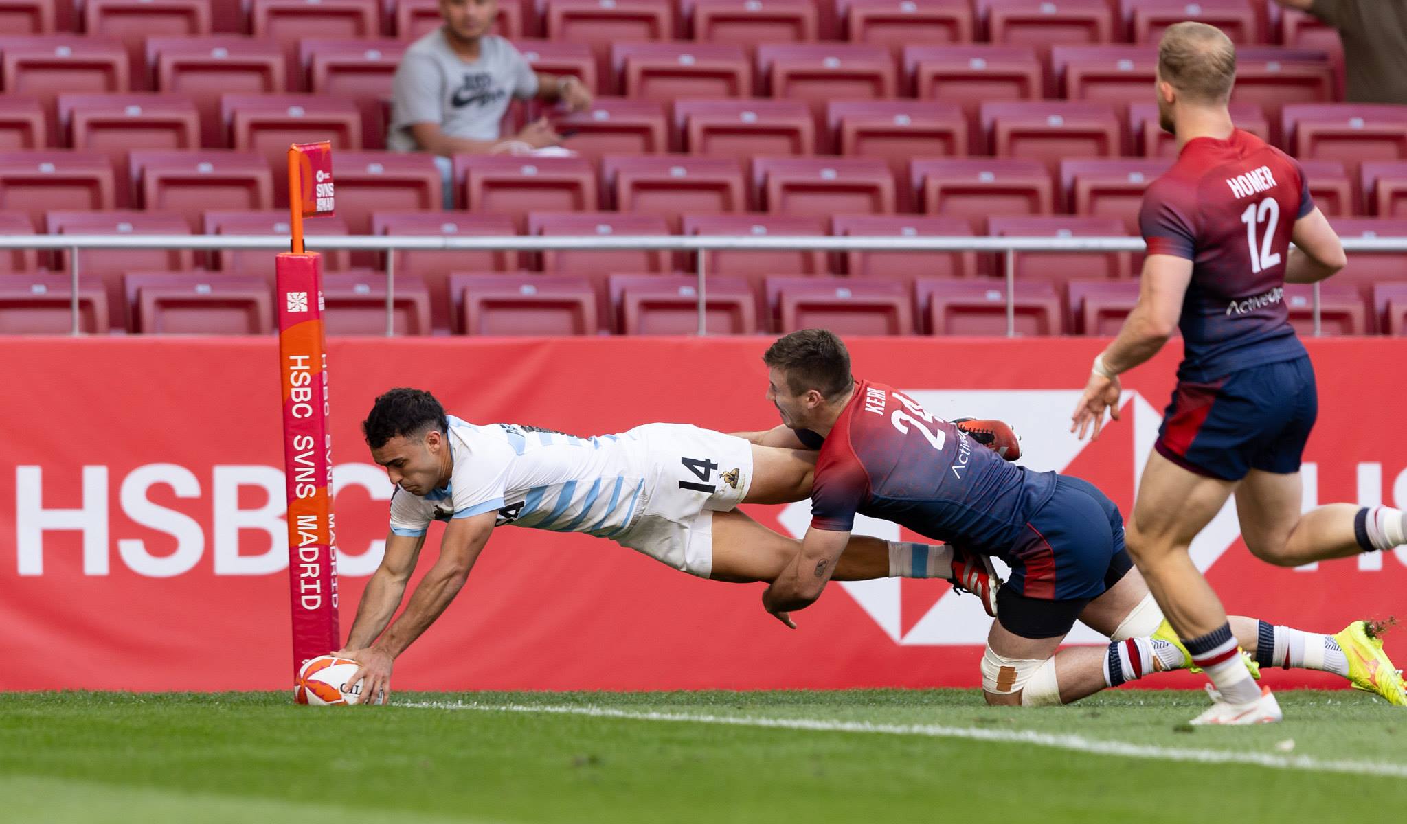 Fútbol: Gran victoria de Pumas 7’s en el inicio del Seven de Madrid