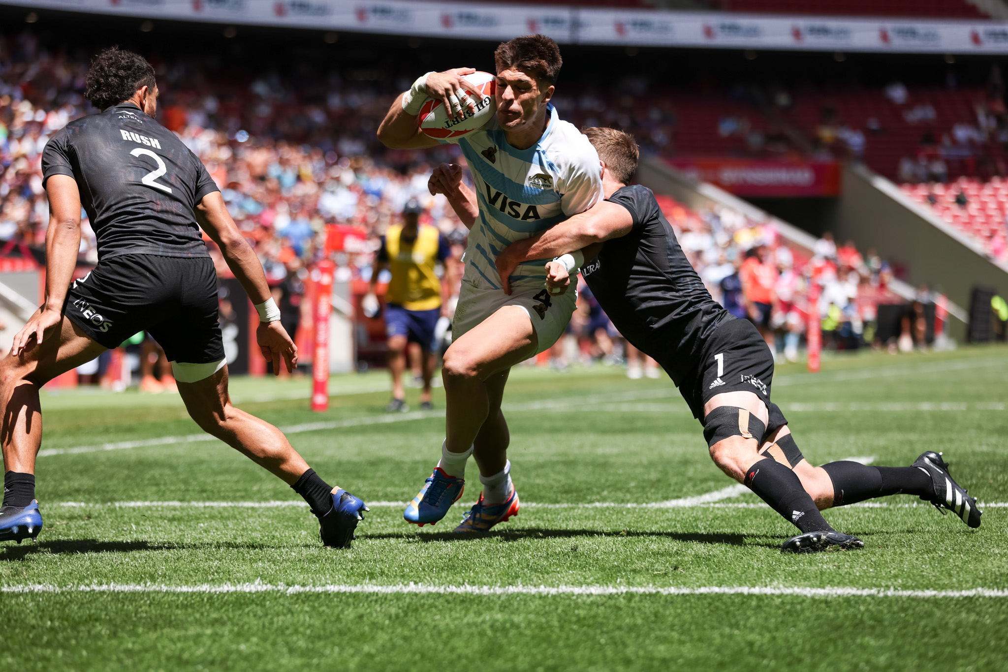 Rugby: Los Pumas 7’s vencieron a los All Blacks y van por el oro contra Francia