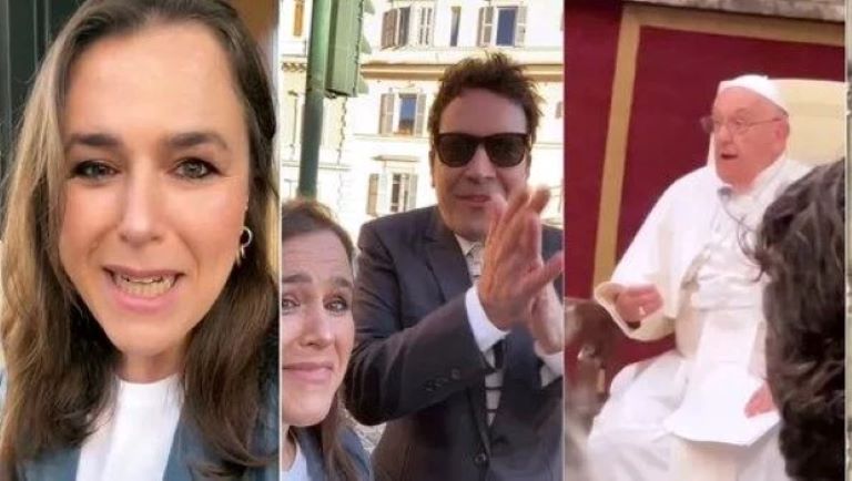 Vaticano: El encuentro de Malena Guinzburg y los humoristas más destacados del mundo con el Papa