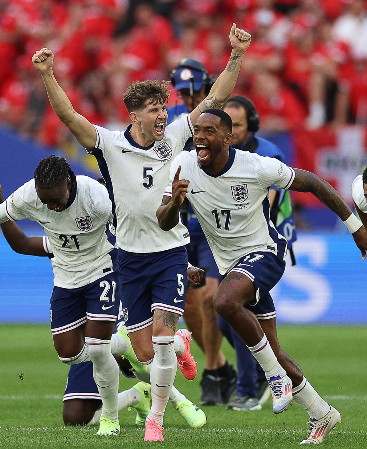 Fútbol: Inglaterra venció por penales a Suiza y está en semifinales de la Eurocopa