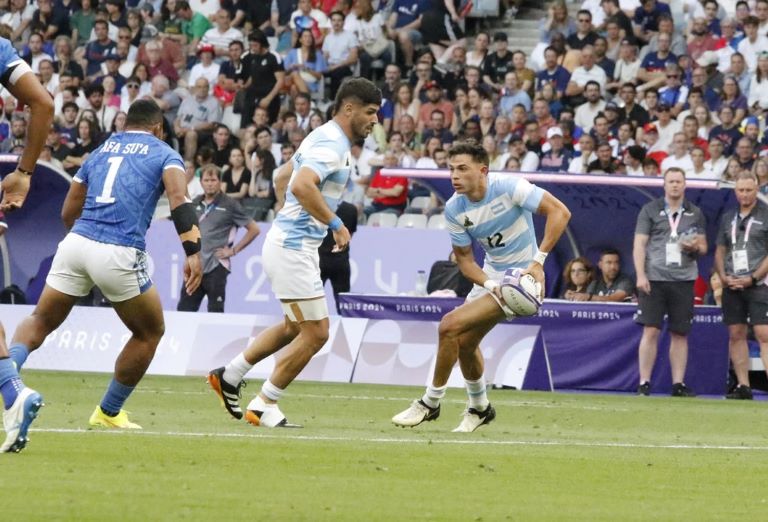 Rugby: Los Pumas 7s le ganaron a Samoa y clasificaron a los cuartos de final en los Juegos Olímpicos de Paris 2024