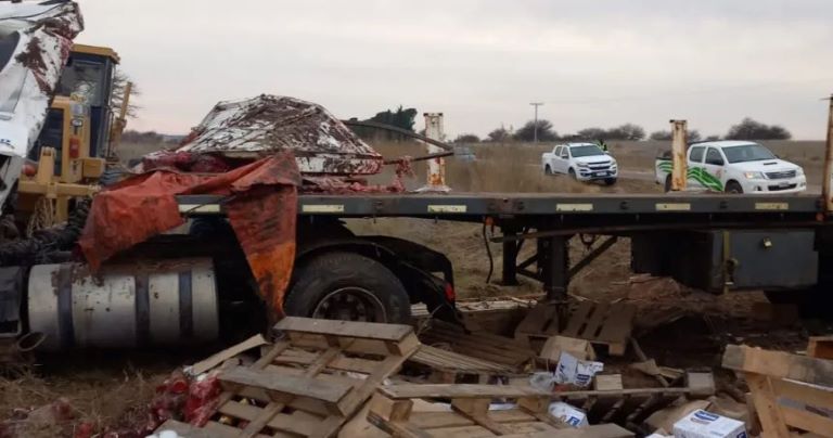 Murió un camionero cerca de General Acha