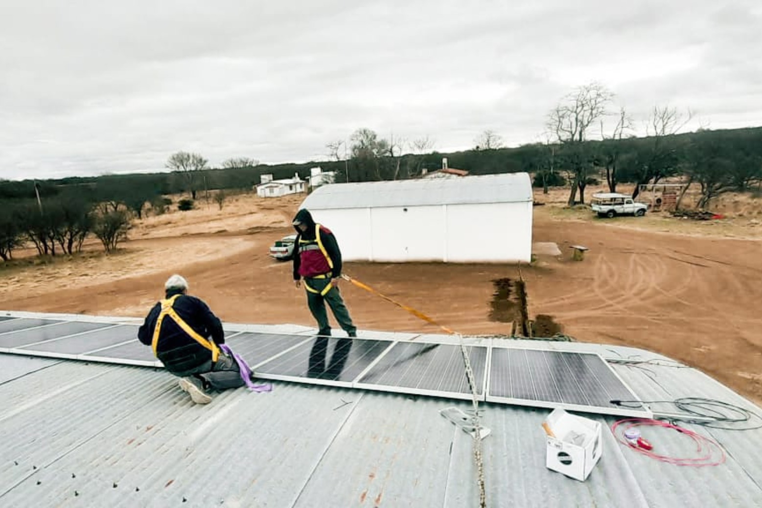 Parque Luro: Comenzaron a instalar el Sistema Solar Fotovoltaico