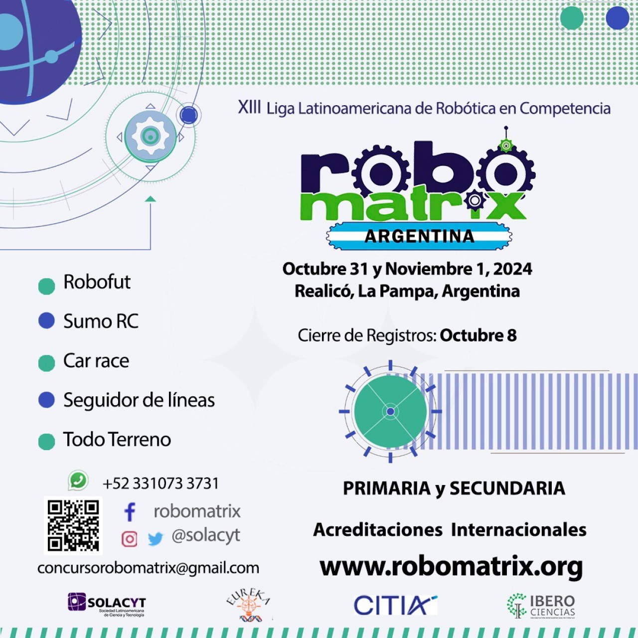 La Pampa será sede del concurso internacional de Infomatrix y Robomatrix 2024