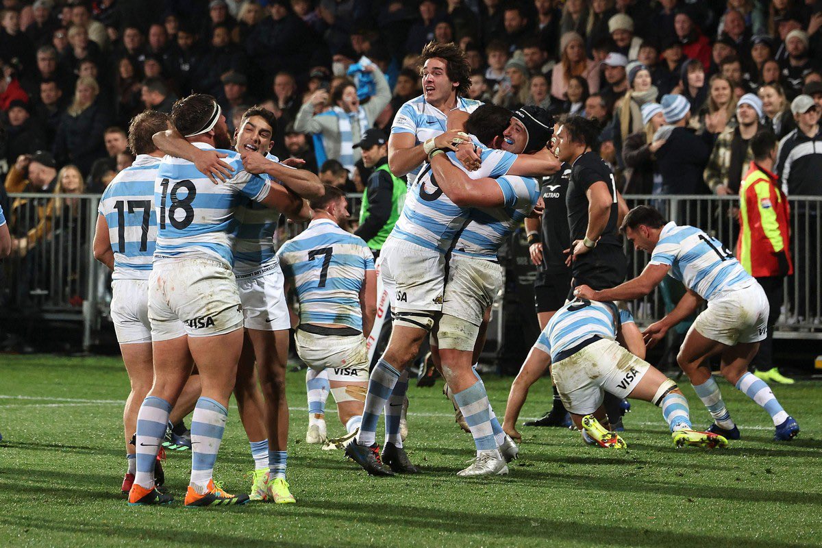 Rugby: Los Pumas vencieron a All Blacks por tercera vez en su historia