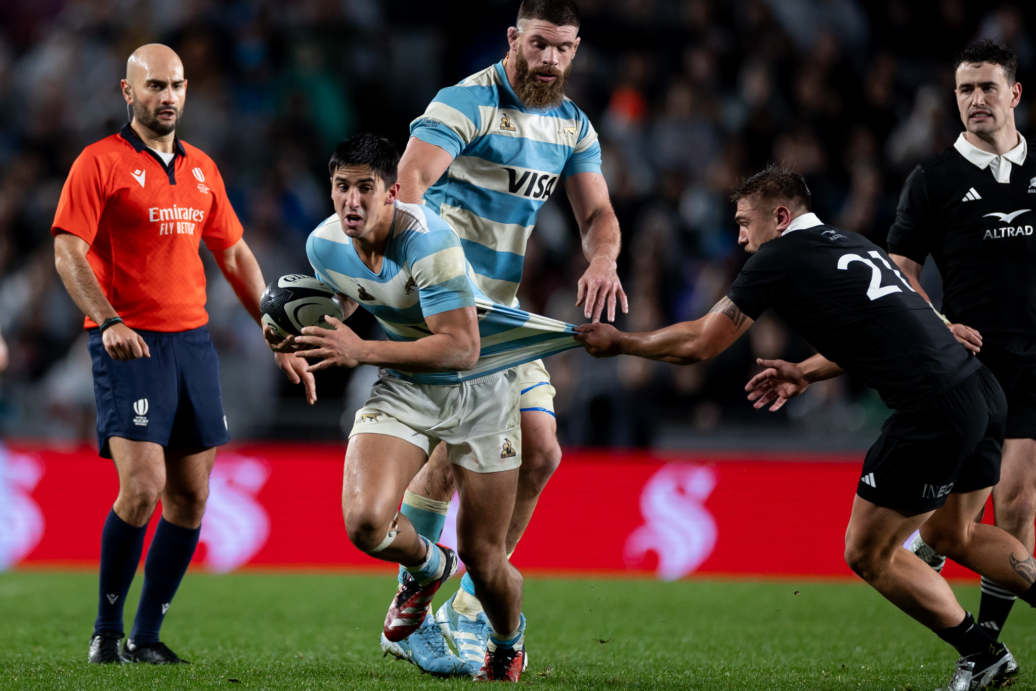 Rugby: Los Pumas sufrieron una dura derrota contra los All Blacks