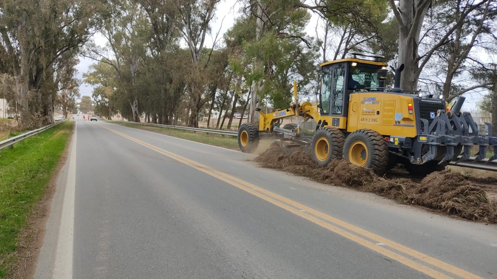 Desvío vehicular por tareas de mantenimiento en la RN 35, al norte de Santa Rosa