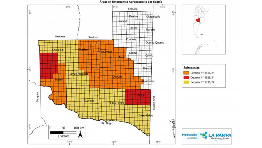 Ampliaron el área de emergencia agropecuaria por sequía